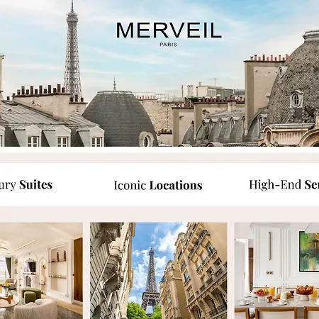 Merveil - Luxury - Tour Eiffel - Bourdonnais * Париж